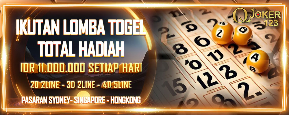 LOMBA TEBAK ANGKA 2D 2LINE, 3D 2LINE & 4D 5LINE SD